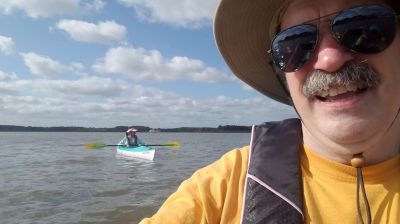 What is she looking at?
